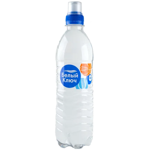 Вода питьевая «Белый ключ», н/газ, 0.5л