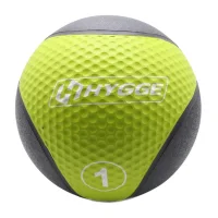 The medical ball is rubberized bicolor HYGGE 1240 1 kg.