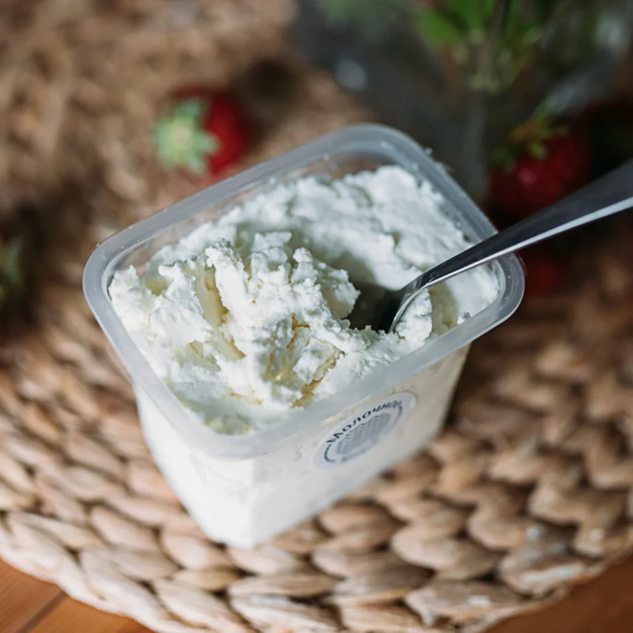 Cottage cheese 9% by weight, 20kg
