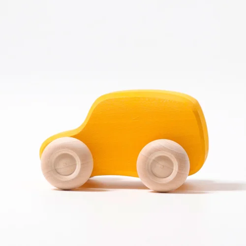 Set of wooden cars "rainbow", 6 pieces
