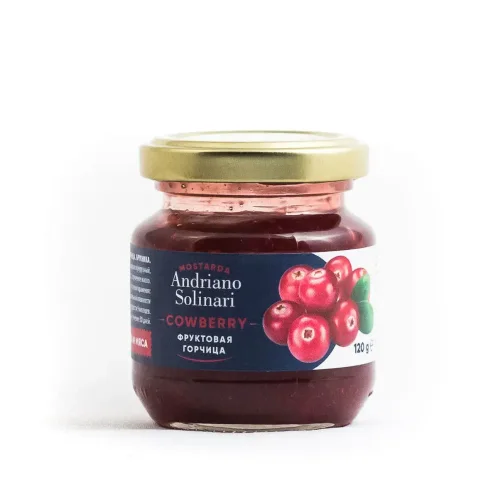Fruit Mustard of Lingonberries for Cheeses and Meat