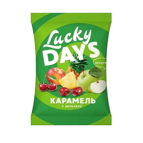 LUCKY DAYS Mini caramel with fruit filling 250g