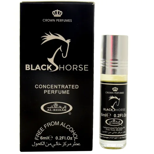 Арабские духи парфюмерия Оптом Black Horse Al Rehab 6 мл