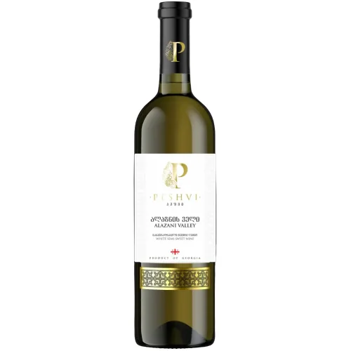 Wine table White semi-sweet «Alazan Valley« Series «Peshvi« 2019 12.5% ​​0.75