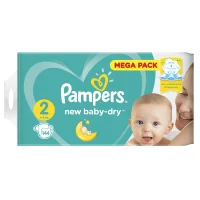 Подгузники Pampers New Baby-Dry 4–8 кг, размер 2, 144 шт.