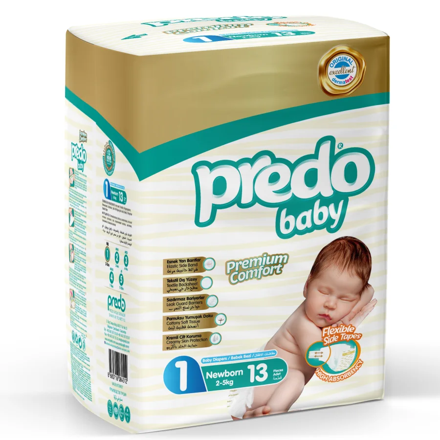 Подгузники Predo Baby № 1 (2-5 кг) 13 шт