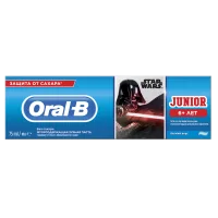 Зубная Паста Oral-B Junior Дисней «Звездные Войны» 75мл, От 6 Лет, Мягкий Мятный Вкус