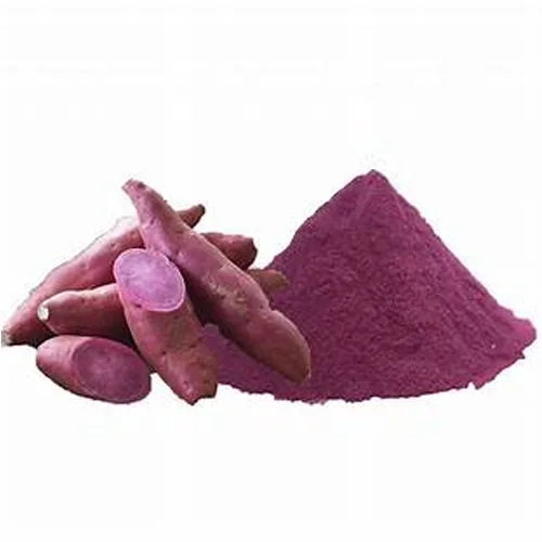 Dried purple sweet potato powder