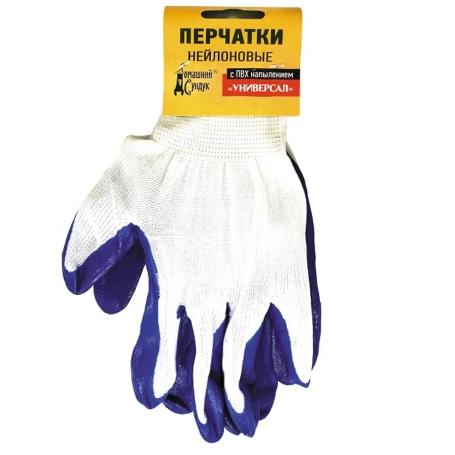 Nylon gloves with PVC coating "UNIVERSAL" DS-216