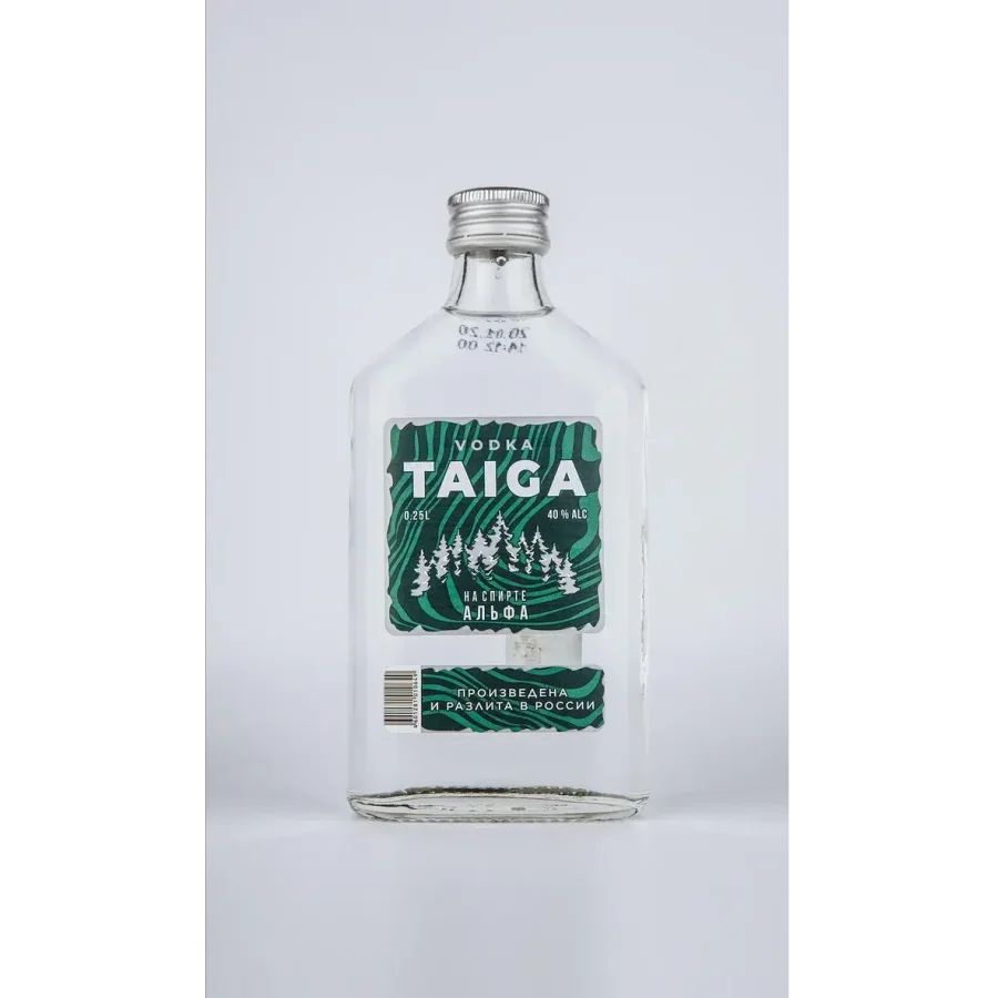 Vodka "Taiga" 0.25