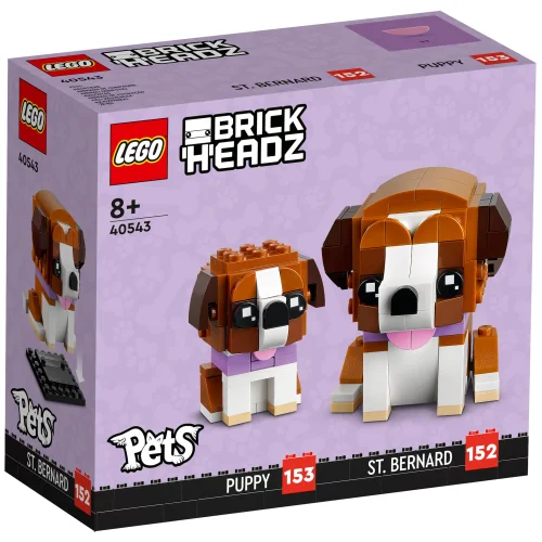 LEGO BrickHeadz St. Bernard and the Puppy 40543