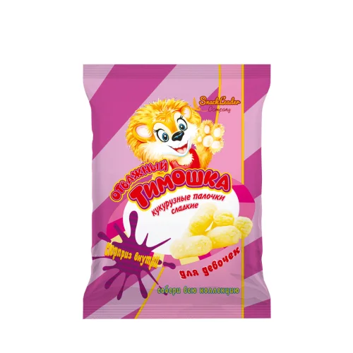 Corn sticks Brave tymoshka Sweet with a surprise for girls 100 g
