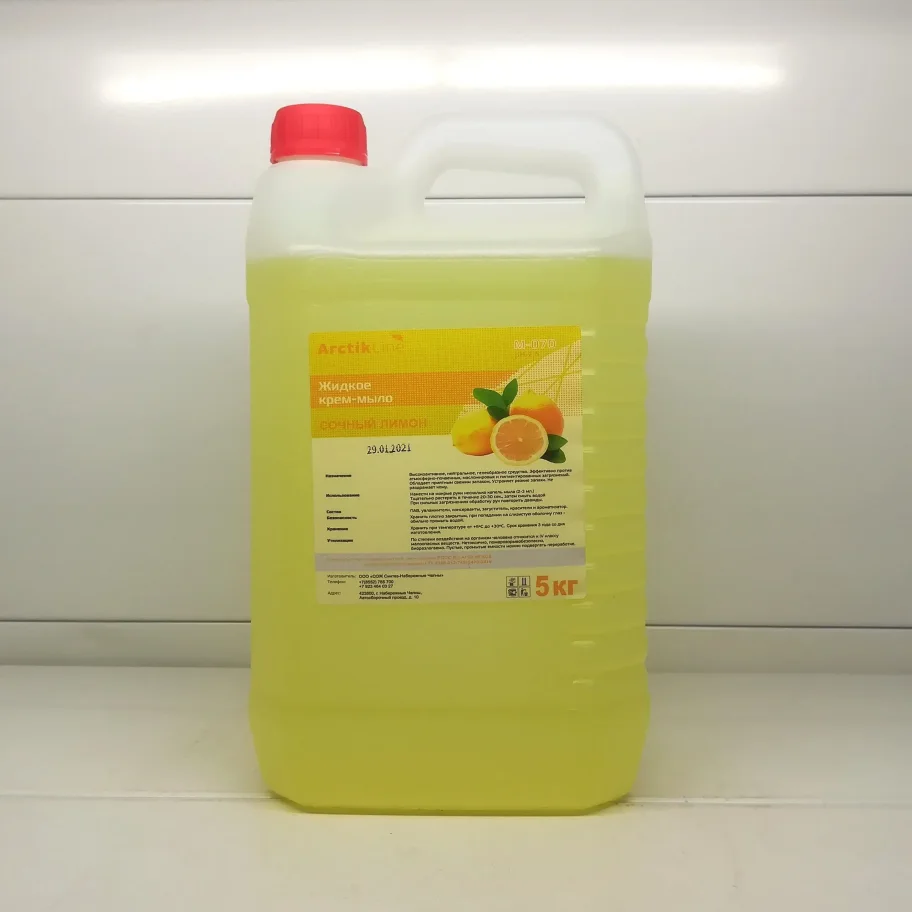 Жидкое крем-мыло "М-070" 5кг лимон/4шт/108шт