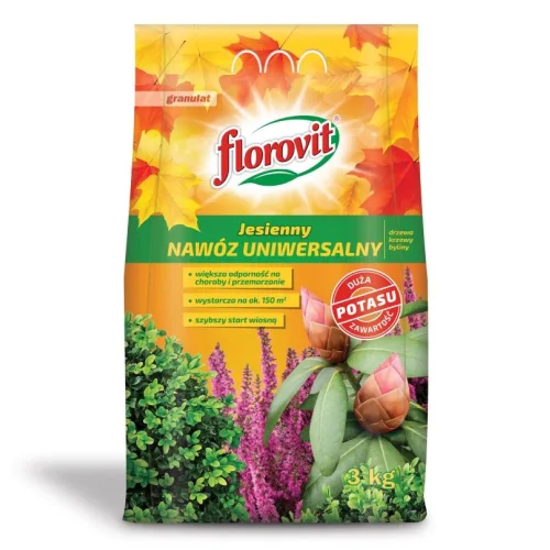 Удобрение Florovit осеннее Универсальное, 3 кг, гранулы