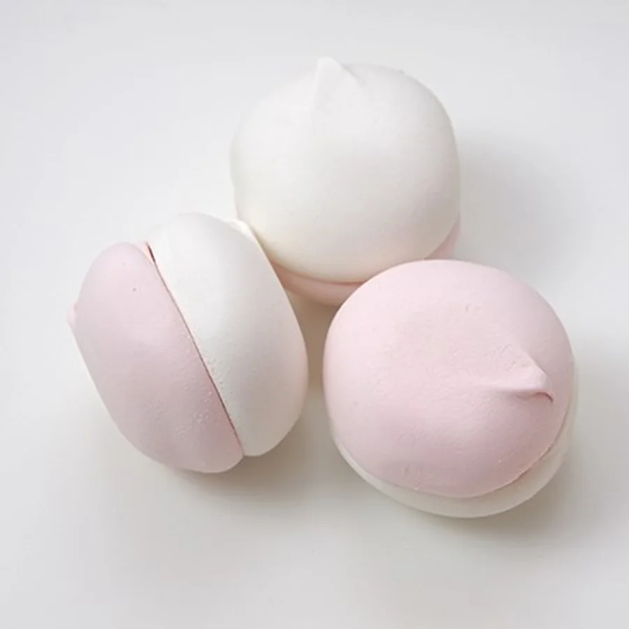 Marshmallow MON PASSION white-pink (vanilla + lingonberry)