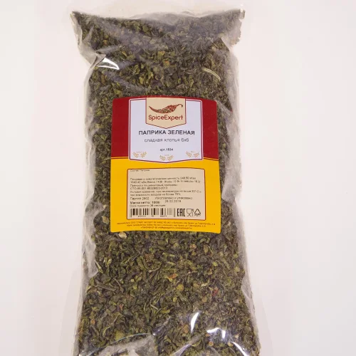 Paprika Green Sweet Flakes 6x6 1000GP SPICEXPERT Package