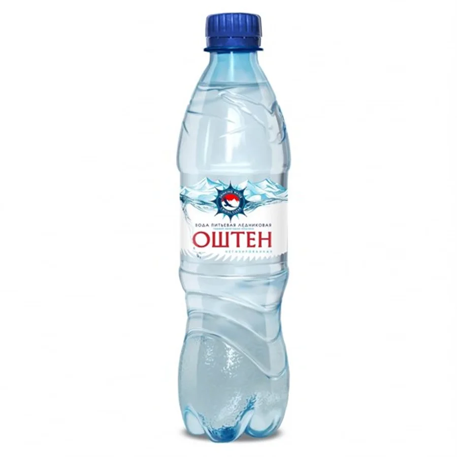 Drinking water "Oshten", N / GAZ, 0.5l