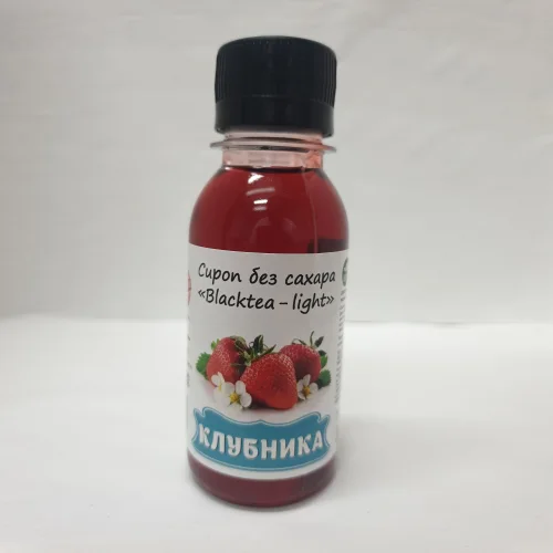 Syrup without sugar strawberry