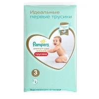 Трусики Pampers Premium Care 6-11 кг, размер 3, 2 шт.