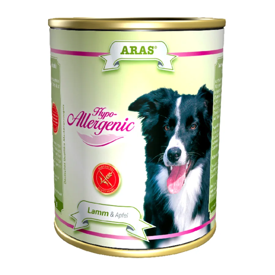 Hipo Allergenic canned food for dogs - lamb and rice