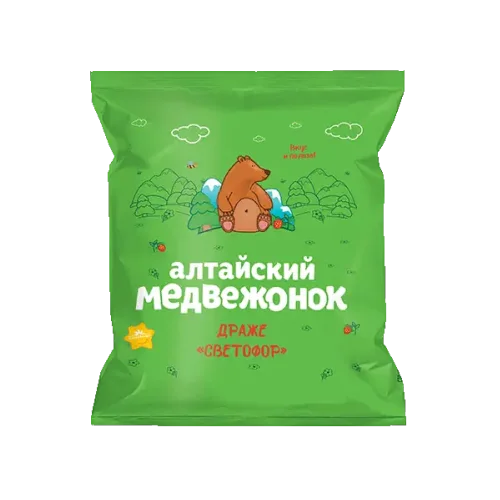 Драже Алтайский медвежонок "Светофор"