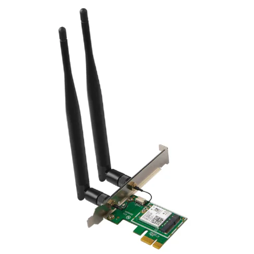 TENDA E30 PCI-e Wi-Fi-адаптер стандарта AX3000 две внешние антенны 5dBi  c Bluetooth 5.0