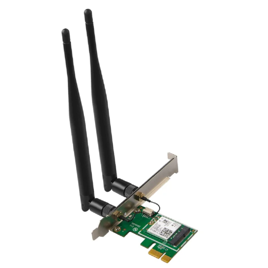 TENDA E30 PCI-e Wi-Fi-адаптер стандарта AX3000 две внешние антенны 5dBi  c Bluetooth 5.0