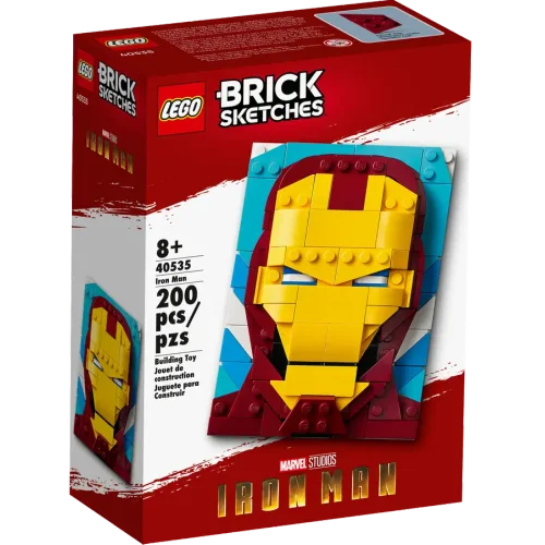 Конструктор LEGO Brick Sketches Железный человек 40535
