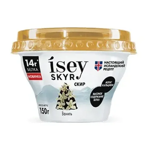 Исландский Скир с ванилью ISEY SKYR 1,2% 150г