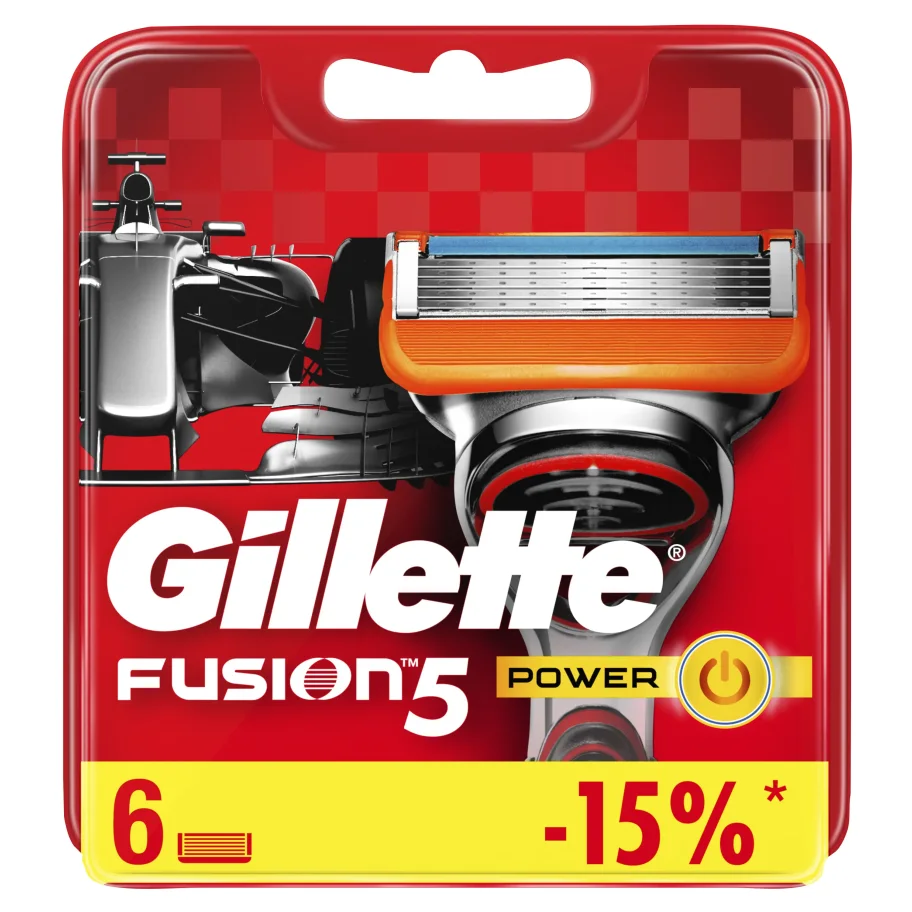 Сменные кассеты Gillette Fusion5 Power 6 шт.