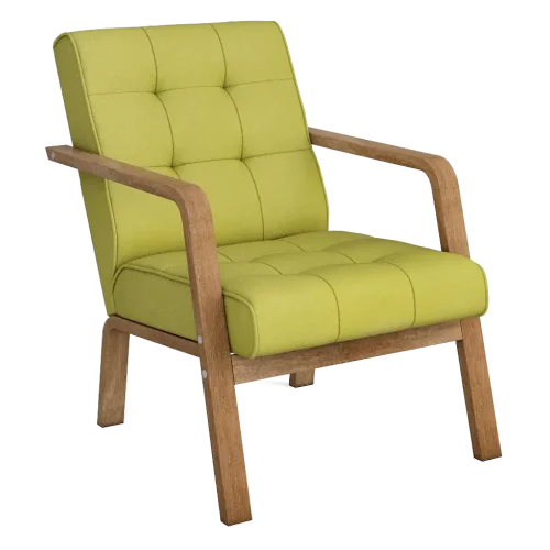 Your sofa armchair Seline Impulse Green Light Walnut