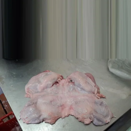 Floor meat Broiler Be bones on the skin