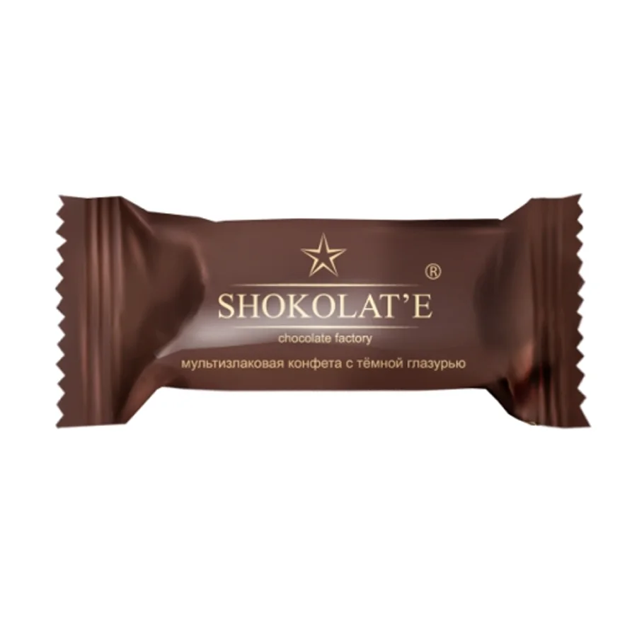 Candy multivlak with dark glaze «Shokolat''e»