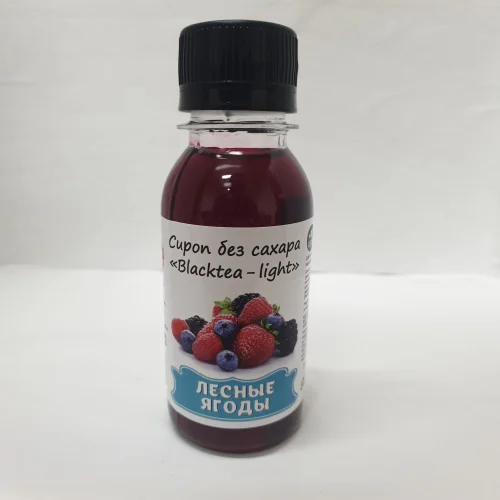 Syrup without sugar forest berries