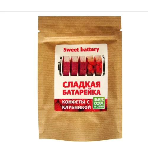 Candy «Sweet Battery« with Strawberry
