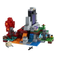 LEGO Minecraft Destroyed Portal 21172
