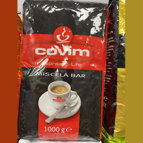 Кофе в зернах COVIM MISCELA BAR, 1 кг 50% Арабика, 50% Робуста