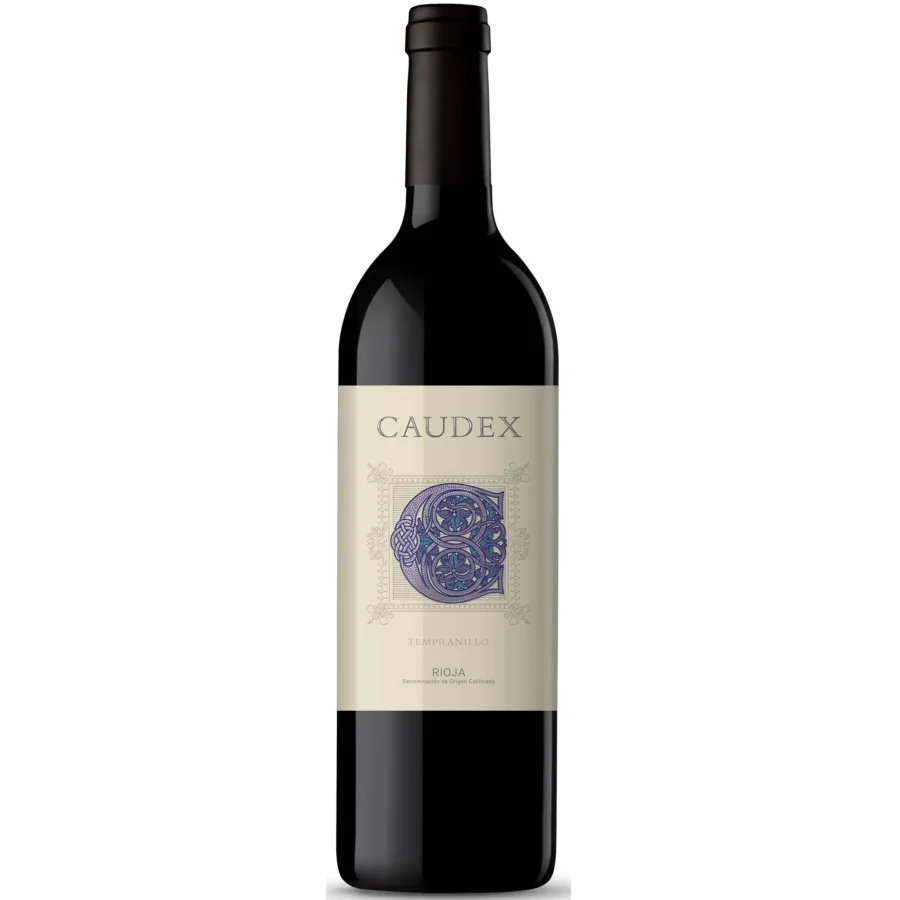Wine of the protected designation of origin of the Rioja region dry red CAUDEX DOC RIOJA Tempranillo 2018 13.5% 0.75