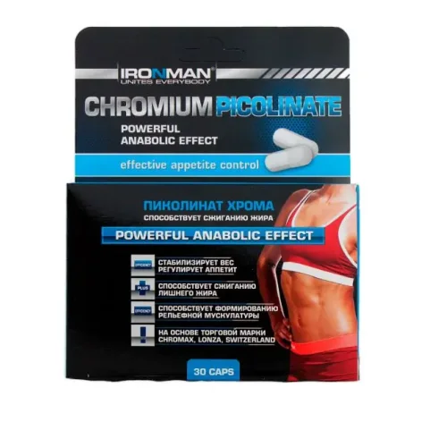 Ironman Chromium Picolinate 30 capsules