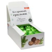 Кедровый грильяж в шоколаде (72%) в ассортименте 600г / Солнечная Сибирь