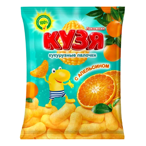 Kuzya Lakomkin corn sticks orange 100 g