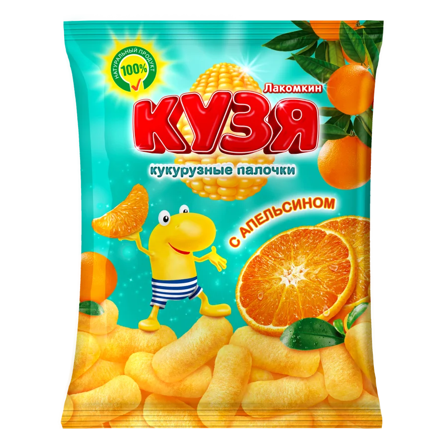 Kuzya Lakomkin corn sticks orange 100 g