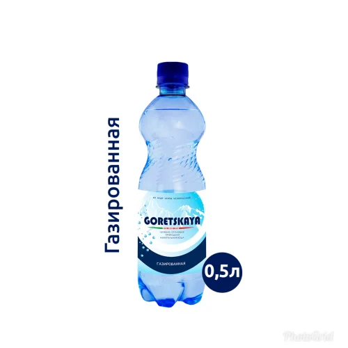 Mineral Goretskaya carbonated water 0.5l
