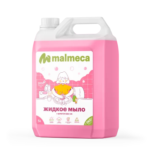 Liquid soap with the aroma of Bubble Gum Malmeca, 5l