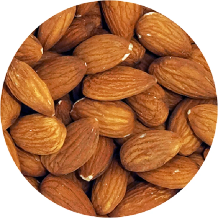 Large peeled raw almonds without roasting 500 gr