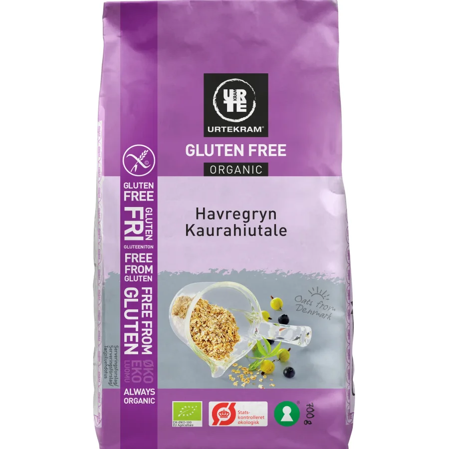 Gluten-free oat flakes, organic. 700 gr