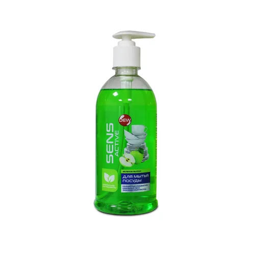 Dishwashing detergent DEW Sens active Apple 500ml (dispenser)