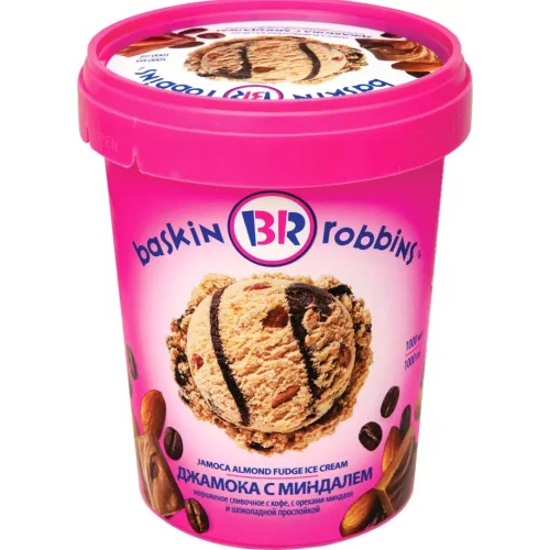 Jamok ice cream with almond 1 l