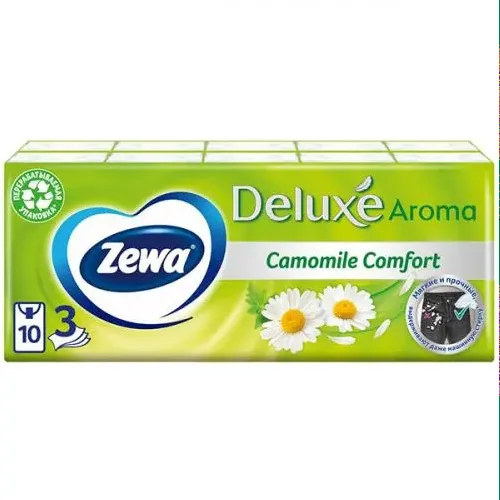 Zeva Deluxe Handkerchiefs 3 sl. chamomile