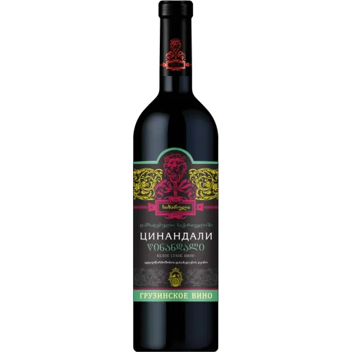 Wine protected name of the place of origin White dry «Cinanandali» series «Siharuli» 13% 0.75